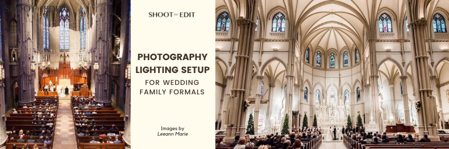 Photography Lighting Setups For The Wedding Family Formals