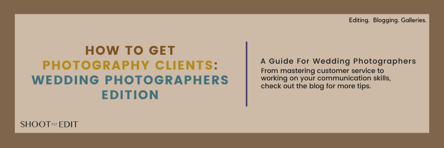 How to Get More Wedding Photography Clients