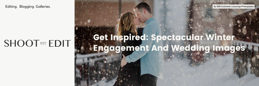 Get Inspired: Spectacular Winter Engagement And Wedding Images