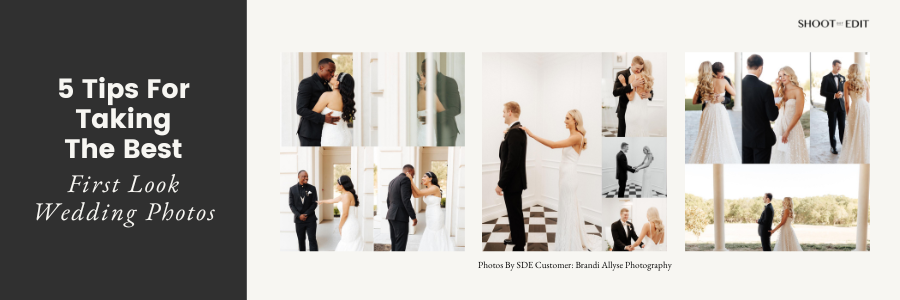 5 Tips For Taking The Best First Look Wedding Photos