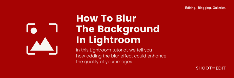 How To Blur The Background In Lightroom