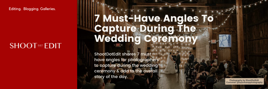 7 Must-Have Angles To Capture During The Wedding Ceremony