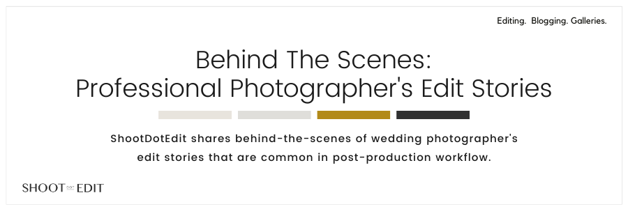 Behind The Scenes: Professional Photographer's Edit Stories