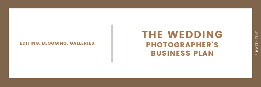 The Wedding Photographer's Business Plan